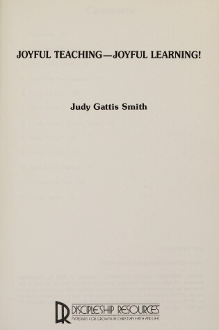 Cover of Joyful Teaching - Joyful Learning