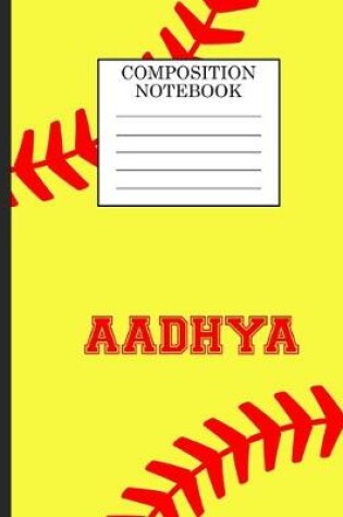 Cover of Aadhya Composition Notebook