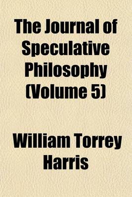 Book cover for The Journal of Speculative Philosophy (Volume 5)