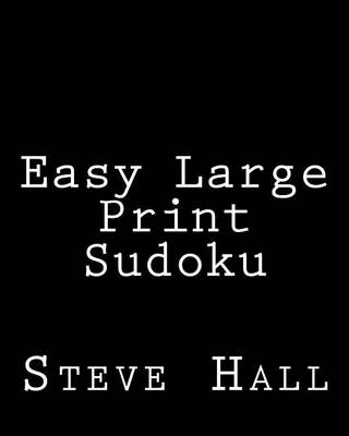 Book cover for Easy Large Print Sudoku