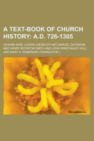 Cover of A Text-Book of Church History