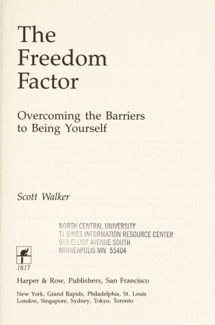 Cover of The Freedom Factor