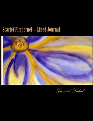 Cover of Scarlet Pimpernel Lined Journal
