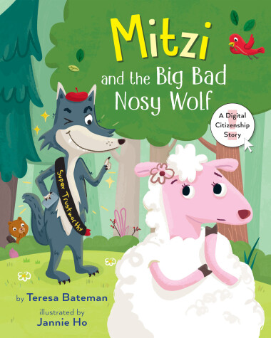 Book cover for Mitzi and the Big Bad Nosy Wolf