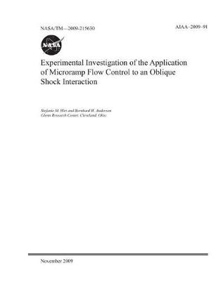 Book cover for Experimental Investigation of the Application of Microramp Flow Control to an Oblique Shock Interaction