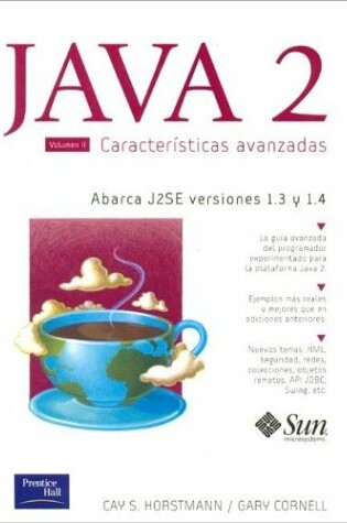 Cover of Java 2 Caracteristicas Avanzadas - Volumen 2