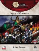 Book cover for Legacy of Damnation (D20 System)