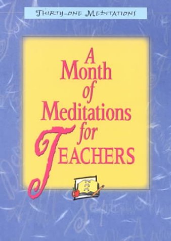 Book cover for A Month of Meditations for Teachers