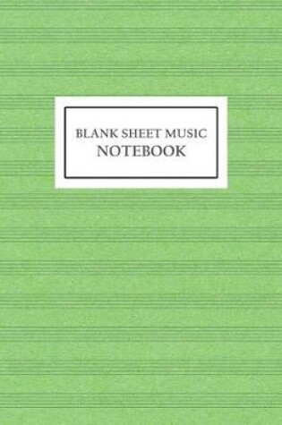 Cover of Blank Sheet Music Notebook