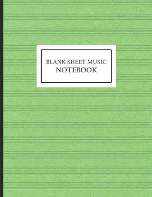 Book cover for Blank Sheet Music Notebook