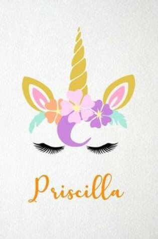 Cover of Priscilla A5 Lined Notebook 110 Pages