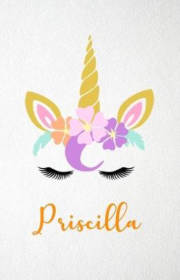 Book cover for Priscilla A5 Lined Notebook 110 Pages