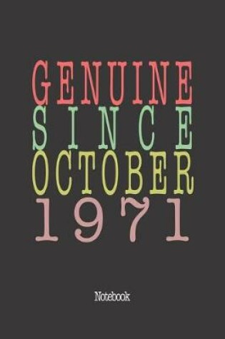 Cover of Genuine Since October 1971