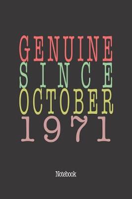 Book cover for Genuine Since October 1971