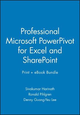 Book cover for Professional Microsoft Powerpivot for Excel and Sharepoint Print + eBook Bundle