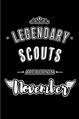 Book cover for Legendary Scouts are born in November