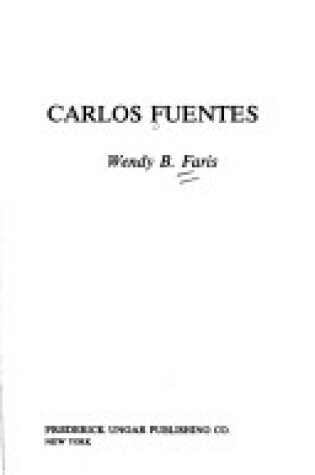 Cover of Carlos Fuentes