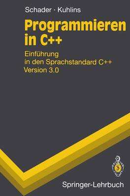 Book cover for Programmieren in C++