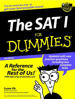 Book cover for The SAT I for Dummies