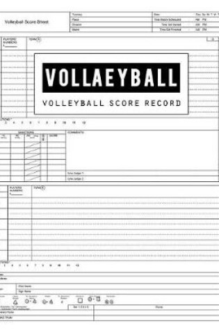 Cover of Volleyball Score Record