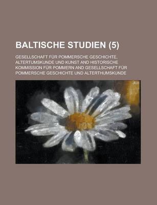Book cover for Baltische Studien (5)