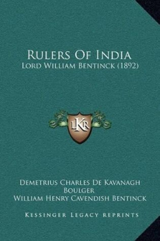 Cover of Rulers of India