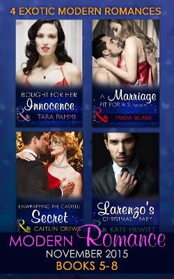Book cover for Modern Romance November 2015 Books 5-8