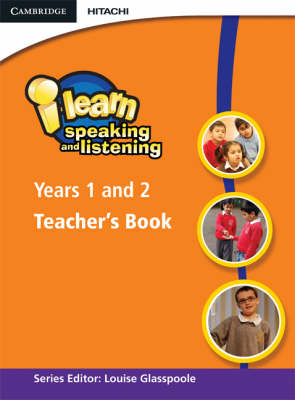 Book cover for i-learn: Speaking and Listening Years 1 and 2 Teacher's Book