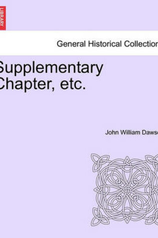 Cover of Supplementary Chapter, Etc.