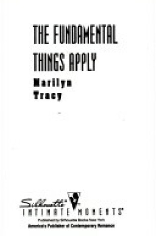 Cover of The Fundamental Things Apply