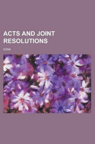 Cover of Acts and Joint Resolutions