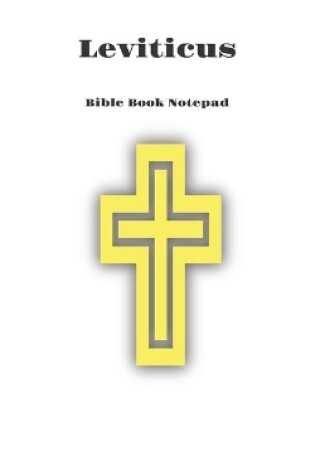 Cover of Bible Book Notepad Leviticus