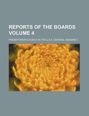 Book cover for Reports of the Boards Volume 4