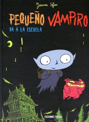 Book cover for Pequeño Vampiro Va a la Escuela