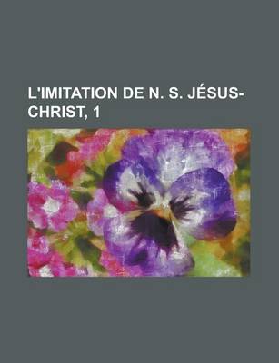 Book cover for L'Imitation de N. S. Jesus-Christ, 1