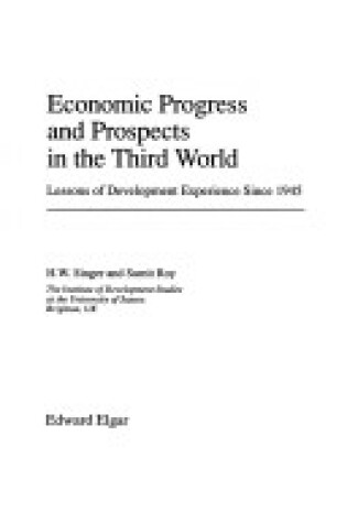 Cover of ECONOMIC PROGRESS AND PROSPECTS IN THE THIRD WORLD