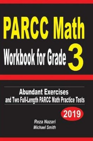 Cover of PARCC Math Workbook for Grade 3