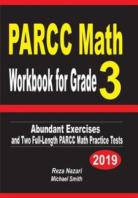 Book cover for PARCC Math Workbook for Grade 3