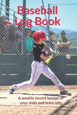 Book cover for Personal Baseball Log Book