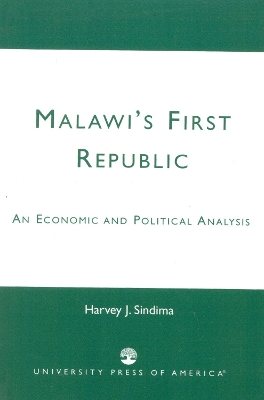 Book cover for Malawi's First Republic