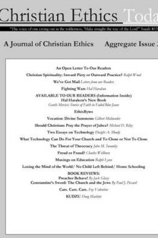 Cover of Christian Ethics Today, Issue 40