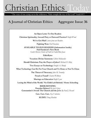 Book cover for Christian Ethics Today, Issue 40