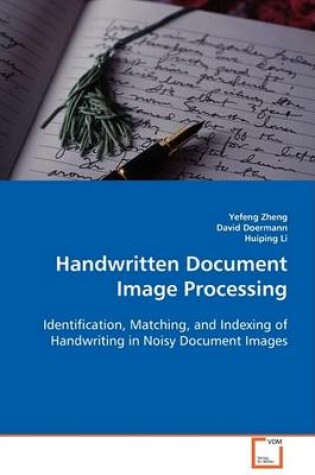 Cover of Handwritten Document Image Processing