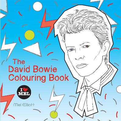 Book cover for The David Bowie Colouring Book