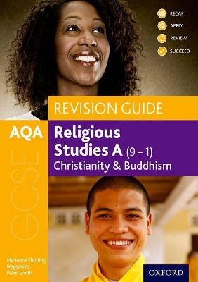 Book cover for AQA GCSE Religious Studies A: Christianity and Buddhism Revision Guide