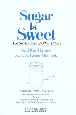 Cover of Sugar is Sweet