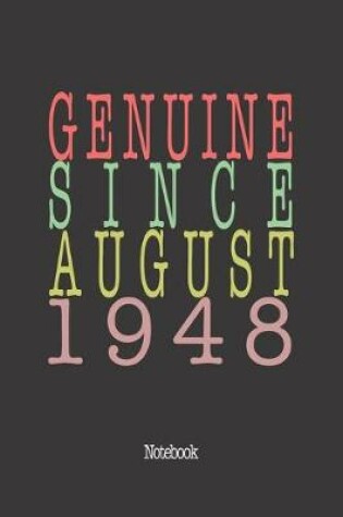 Cover of Genuine Since August 1948
