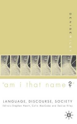 Cover of 'Am I That Name?'