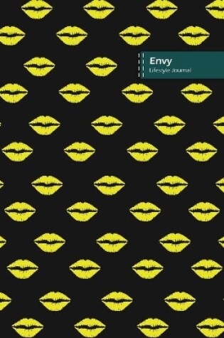 Cover of Envy Lifestyle Journal, Wide Ruled Write-in Dotted Lines, (A5) 6 x 9 Inch, Notebook, 288 pages (144 shts) (Black II)