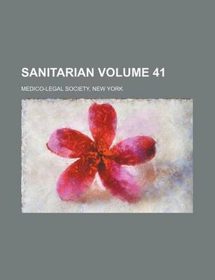 Book cover for Sanitarian Volume 41